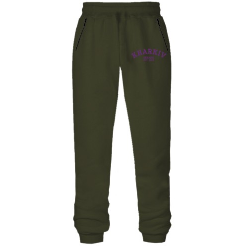 Штани з футера без начісу 