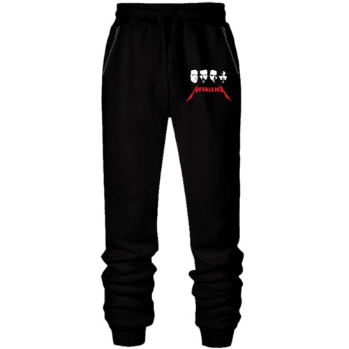 Штаны из футера без начеса Metallica (Лица)