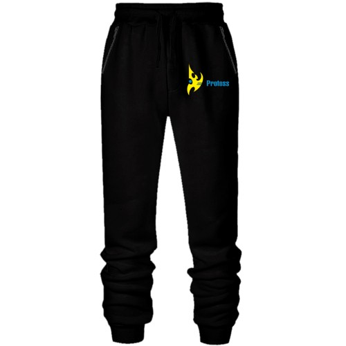 Штани з футера без начісу Starcraft Protoss