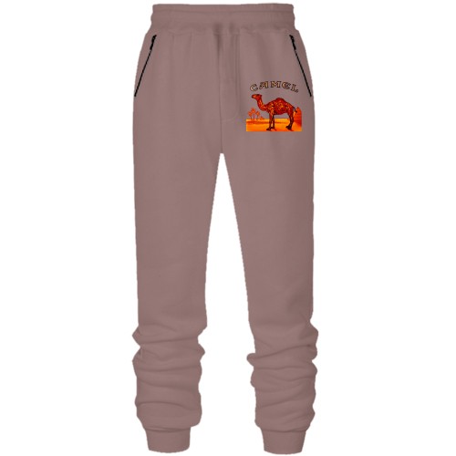 Штани з футера без начісу Camel