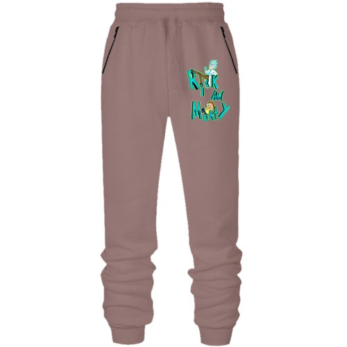 Штани з футера без начісу Rick and Morty (3)