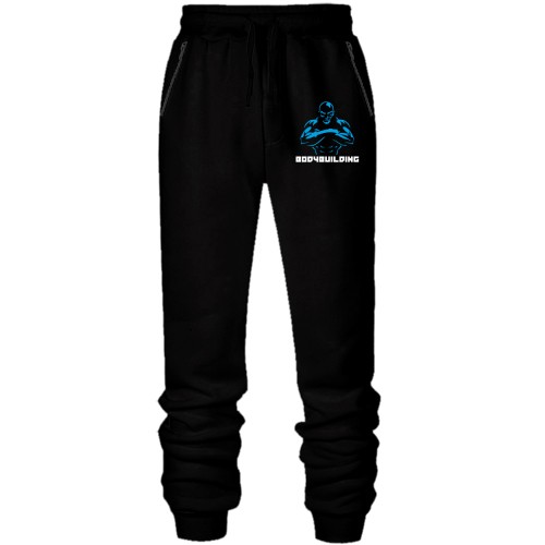 Штани з футера без начісу Bodybuilding