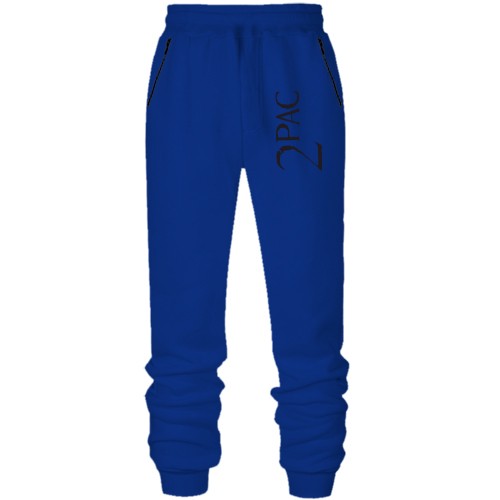 Штани з футера без начісу 2pac