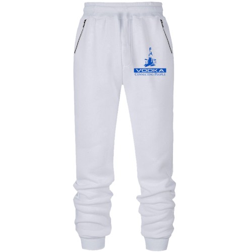 Штаны из футера без начеса Vodka connecting people