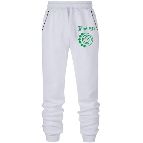 Штани з футера без начісу Blink 182 smile