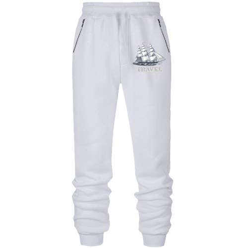 Штани з футера без начісу Travel вітрильник