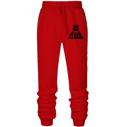 Штани з футера без начісу fall out boy