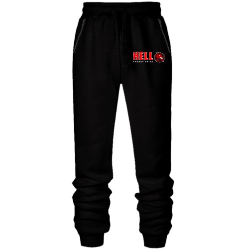 Штани з футера без начісу Hell - energy drink