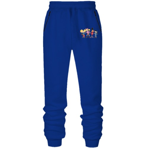 Штаны из футера без начеса с персонажами мультфильма 