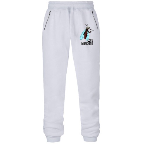 Штани з футера без начісу Love Moschito