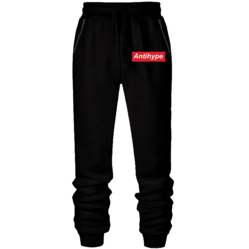 Штани з футера без начісу Antihype