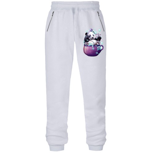 Штаны из футера без начеса 