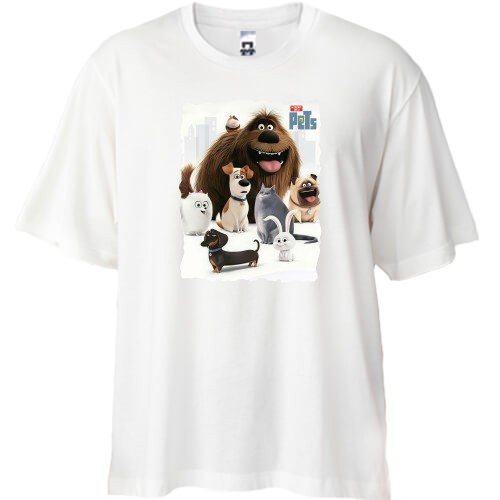 Футболка Oversize Секрети домашніх тварин