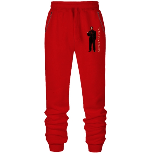 Штаны из футера без начеса Supernatural - Кроули