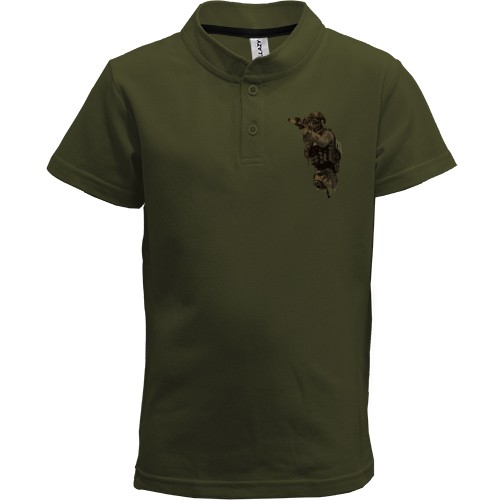 Детская футболка поло Воин Спецподразделения