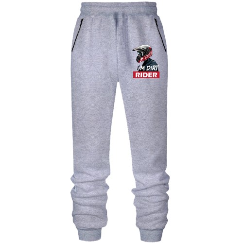 Штаны из футера без начеса I'm a dirty rider