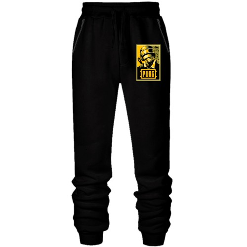 Штани з футера без начісу з постером Playerunknown's Battlegrounds (PUBG)