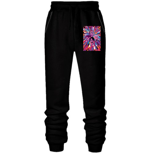 Штаны из футера без начеса Red Hot Chili Peppers ART