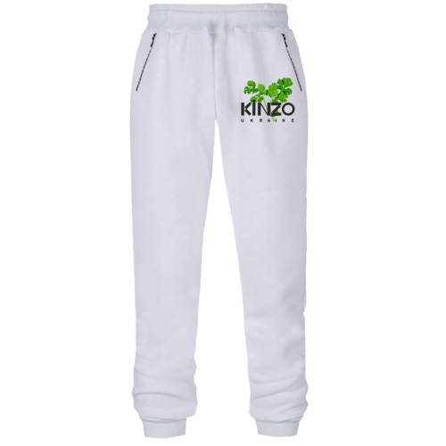 Штаны из футера без начеса KINZO