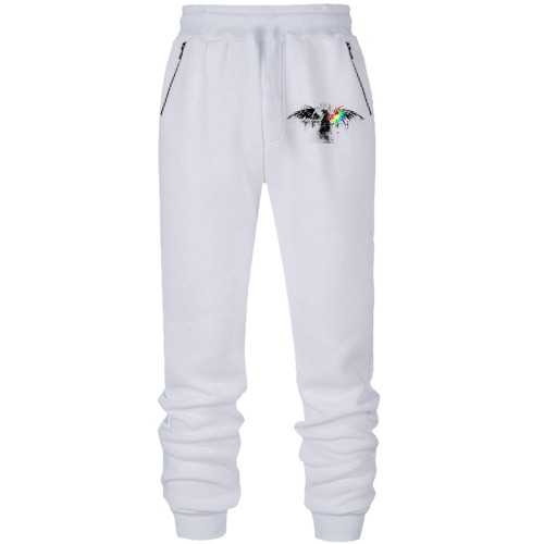 Штаны из футера без начеса Pink floyd (птица)