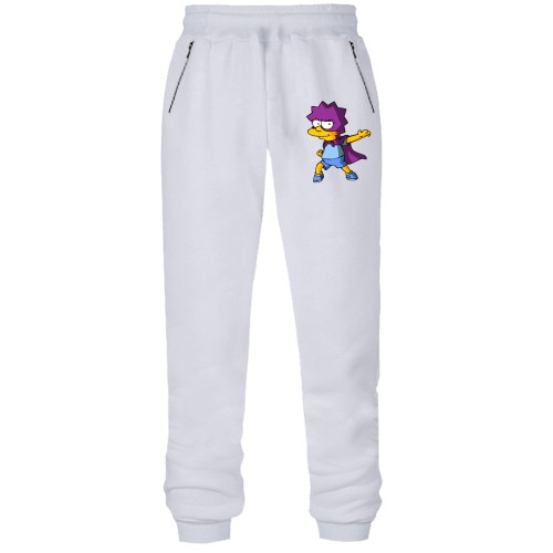 Штаны из футера без начеса Batgirl Simpson