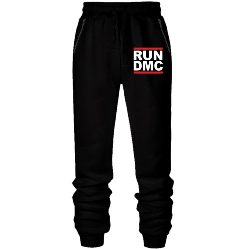 Штани з футера без начісу Run DMC