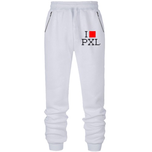 Штаны из футера без начеса I pixel