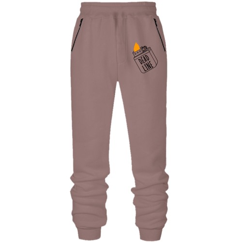 Штани з футера без начісу 