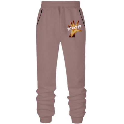 Штани з футера без начісу System Of A Down - Toxicity