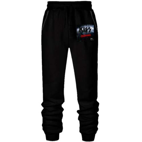 Штаны из футера без начеса KISS Revenge