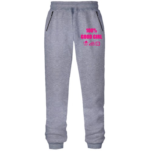 Штани з футера без начісу 100% Good girl