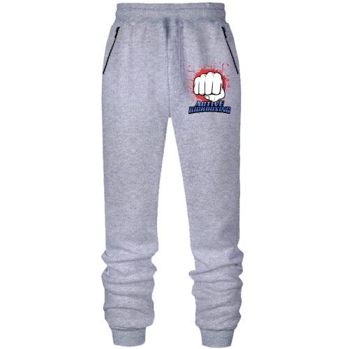 Штаны из футера без начеса Active Kickboxing