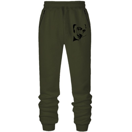 Штани з футера без начісу з Сальвадором Далі