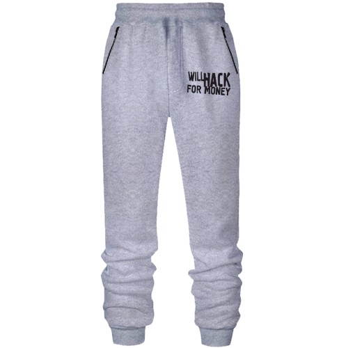 Штаны из футера без начеса Will Hack