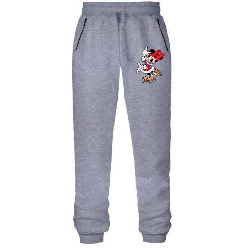 Штаны из футера без начеса Minie на коньках