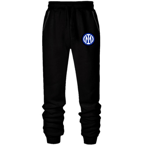 Штани з футера без начісу ФК Інтер Мілан