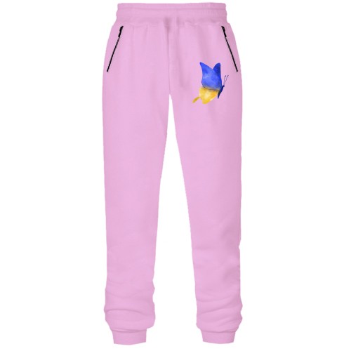 Штаны из футера без начеса 