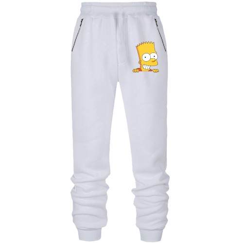 Штаны из футера без начеса с Бартом Симпсоном 