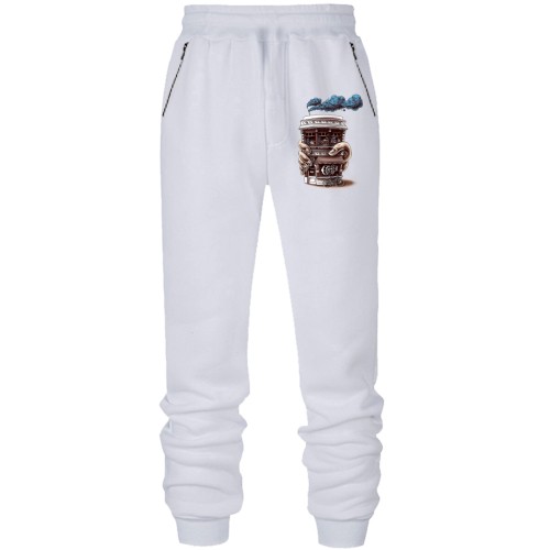 Штани з футера без начісу Coffee House