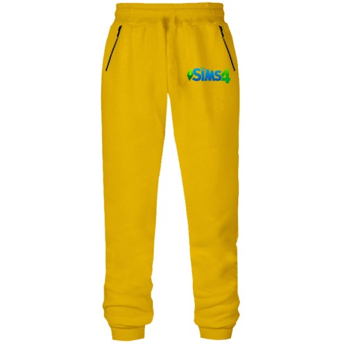 Штани з футера без начісу з логотипом Sims 4