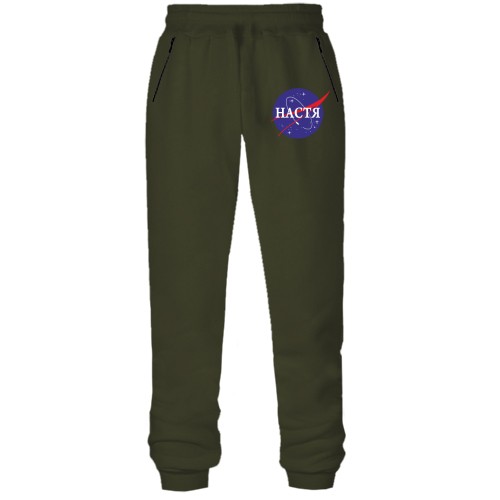 Штаны из футера без начеса Настя (NASA Style)