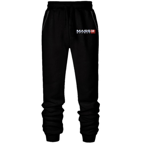 Штани з футера без начісу Mass Effect 3 Logo