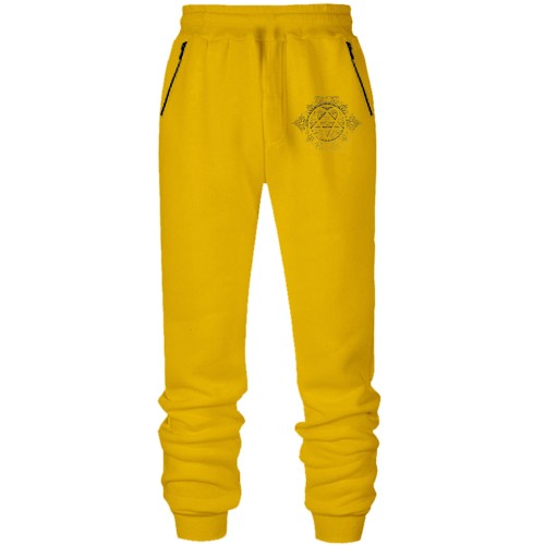 Штаны из футера без начеса HIM (арт-тень)