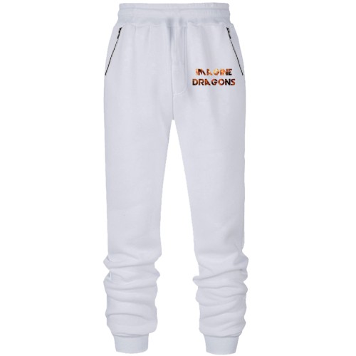 Штаны из футера без начеса Imagine Dragons (огненный дракон)