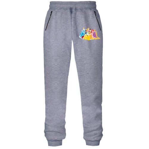 Штани з футера без начісу з принцесами Діснея