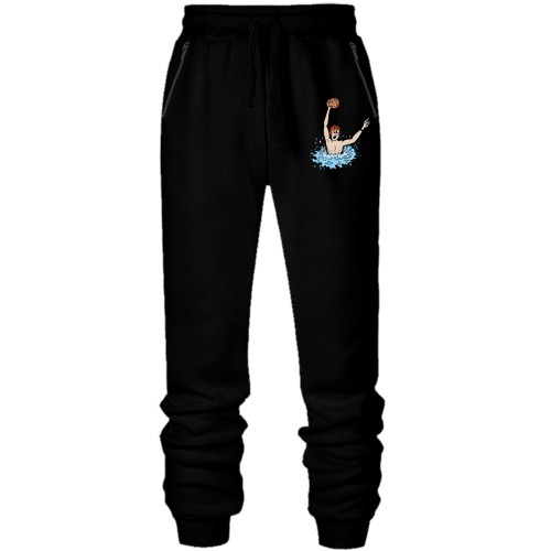 Штаны из футера без начеса с нападающим водного поло