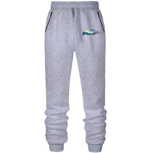 Штаны из футера без начеса Бутылка с приключениями