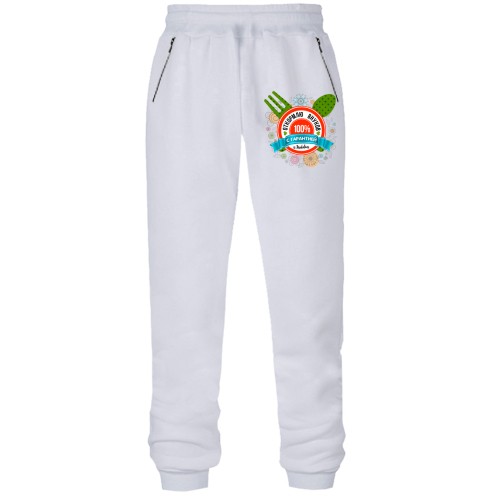 Штаны из футера без начеса для бабушки 