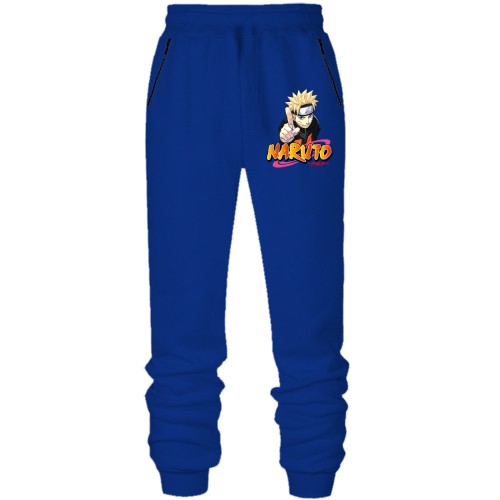 Штани з футера без начісу з Наруто
