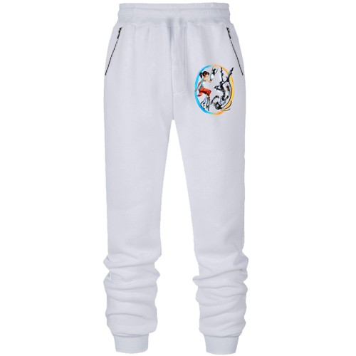 Штаны из футера без начеса Портал 2 (Portal 2)